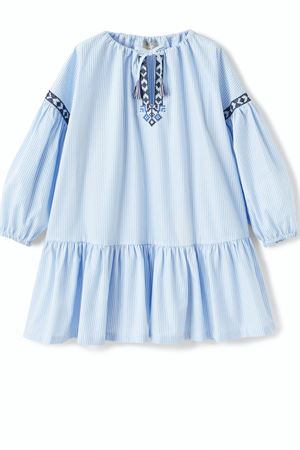 Abito rigato in cotone IL GUFO | VL485C1052460